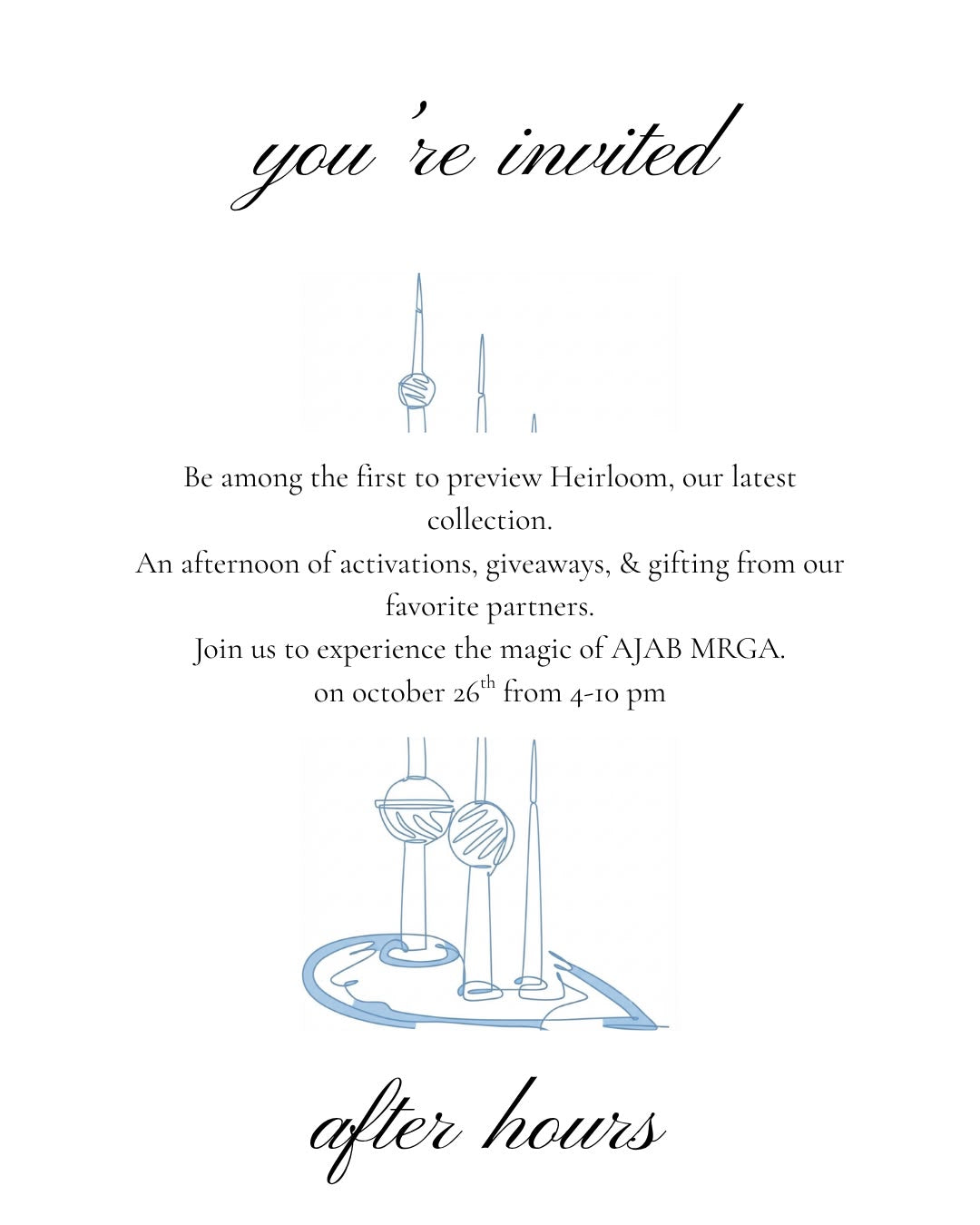RSVP for the POP UP event